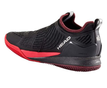 Мужские кроссовки теннисные Head Endure Pro Boa Clay - black/red