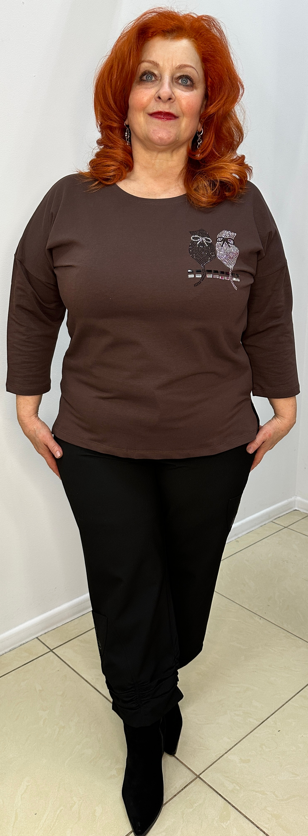 Толстовка-свитшот с принтом "котики"