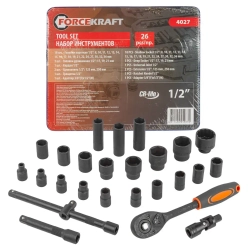 Набор инструментов 26пр. 1/2'' FORCEKRAFT FK-4027