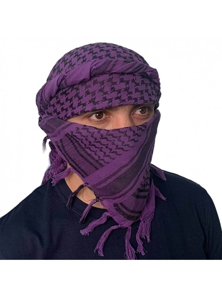 Арафатка (черный-фиолетовый)