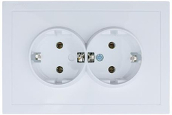 ZIMA Розетка двойная 704-0200-127BQC