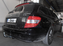 Фаркоп оцинкованный Galia M125C для Mercedes C-Class W204 седан 2007-2014 / S204 универсал 2007-2014(паспорт и сертификат в комплекте)(без электрики)