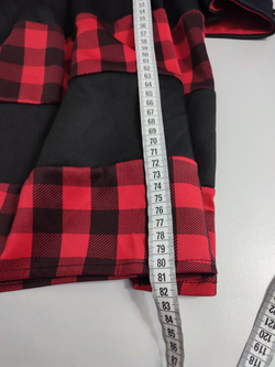 Платье в красно-черную клетку 42-44 размер