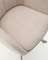 Dorina Вращающееся кресло из бежевого шенилла и стальными бежевыми ножками