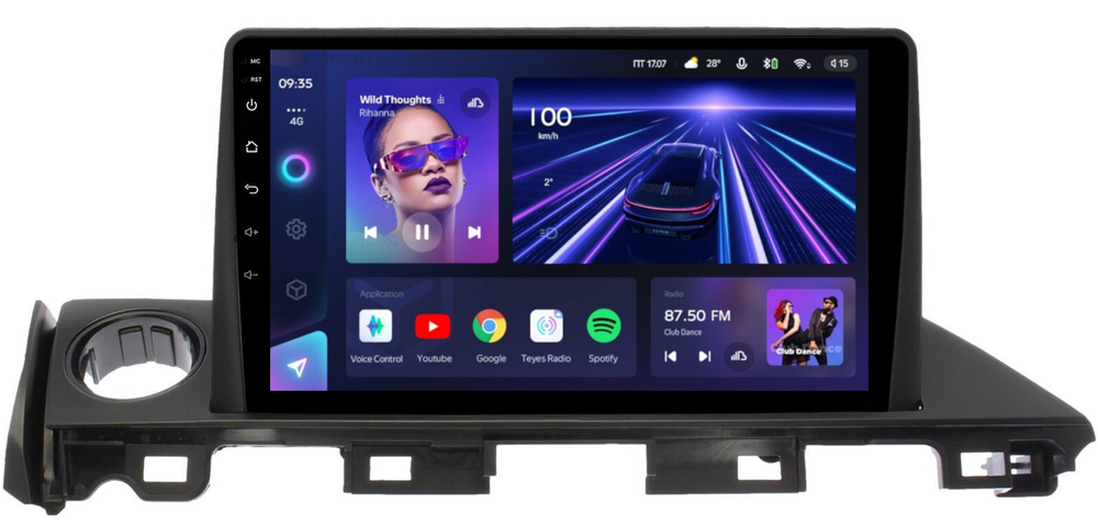 Магнитола для Mazda 6 2015-2018 - Teyes CC3L на Android 10, 8-ядер, CarPlay, 4G SIM-слот