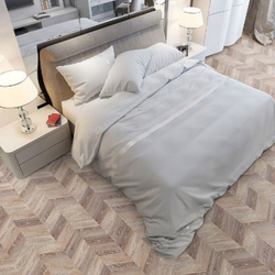 Пробковый пол Chevron Blue
