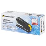 Степлер ЭНЕРГОСБЕРЕГАЮЩИЙ №24/6, 26/6 BRAUBERG "Easy Press", до 25 листов, БЕЗ УСИЛИЙ, 224349