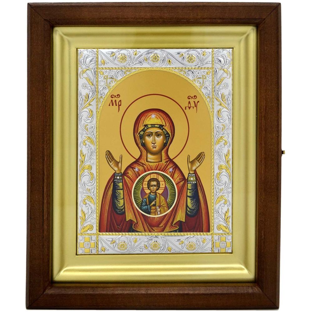 Икона "Знамение" писанная в монастыре.