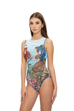 Слитный купальник без рукава "Лина Марлина"