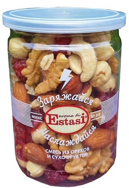 Смесь из орехов, сухофруктов, цукатов - "Форсаж"