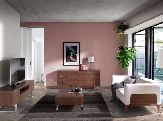 Журнальный столик MH2103A /2099 из ореха и хромированной стали