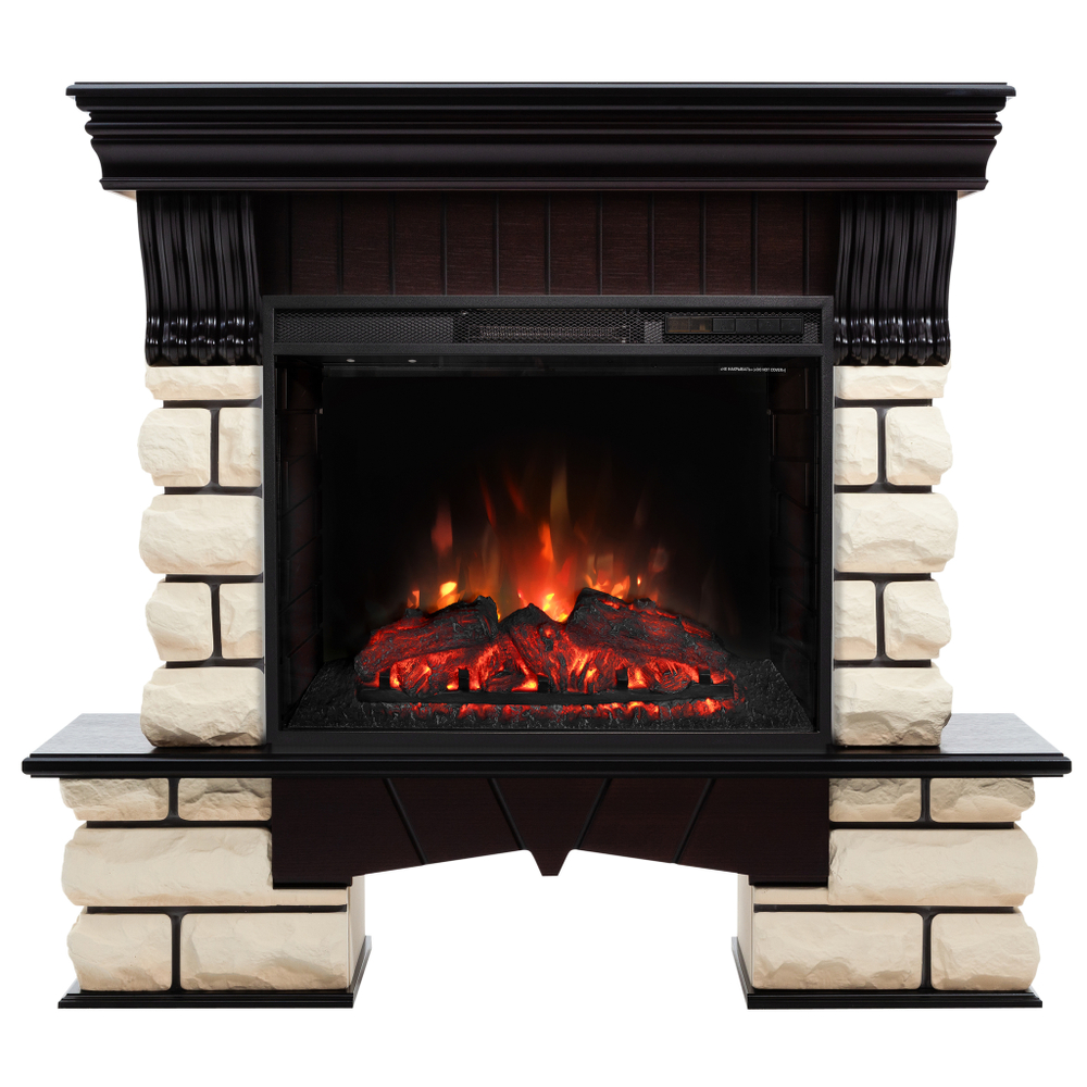 Каминокомплект Real Flame Kavkaz 24/25,5 AO с очагом Sparta 25,5