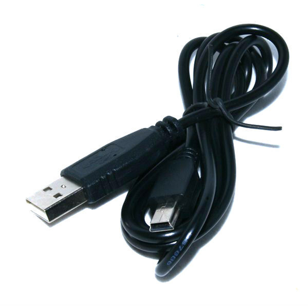 Кабель USB - Mini - черный 80см