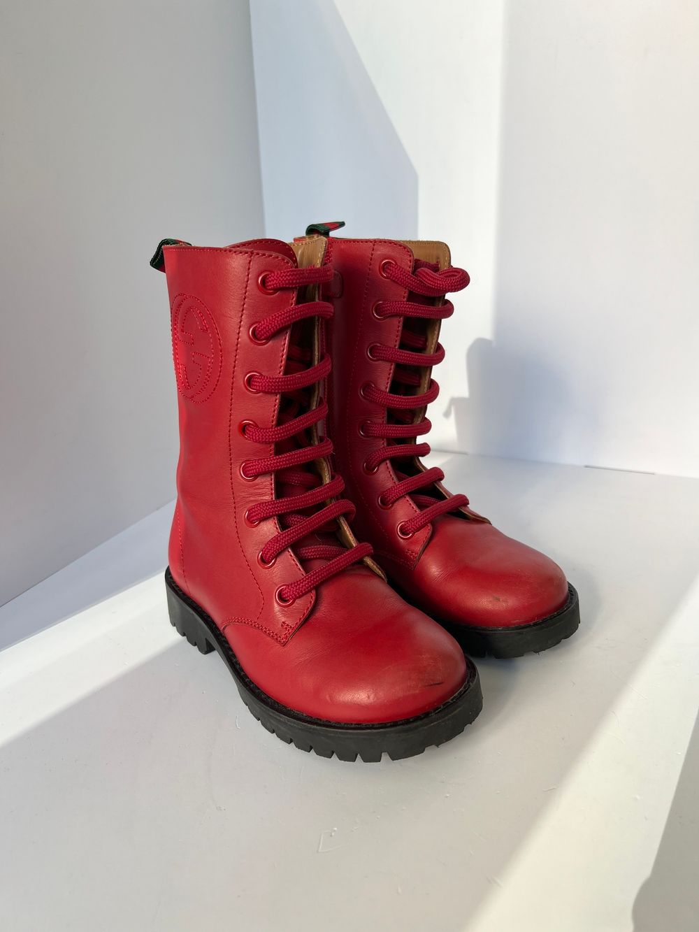 Кожаные ботинки Gucci, 27