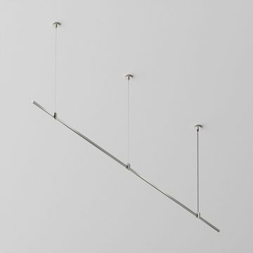 Готовая конструкция прямая на тросовых подвесах Hang без светильников и блока питания TFC-Flar-H03-PT платина Flarity Maytoni