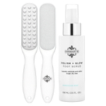 Dermasuri, двухэтапный скраб для ног глубокого отшелушивания, 1 набор