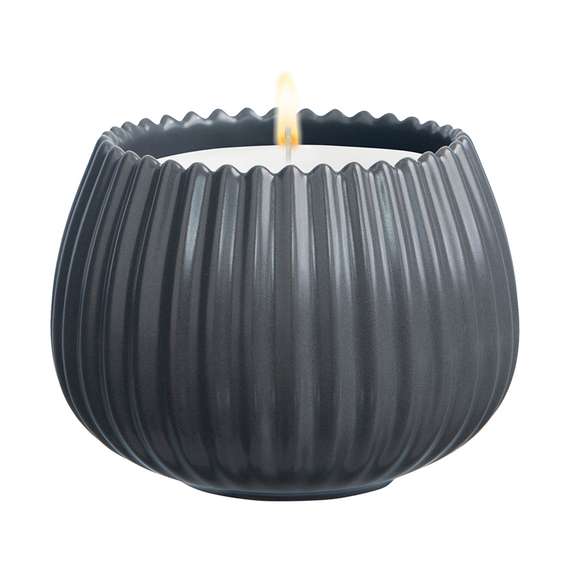 Свеча ароматическая spicy snowflakes из коллекции edge, серый, 30 ч