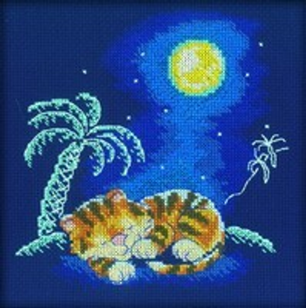 "Под луной"-C103 вышивка