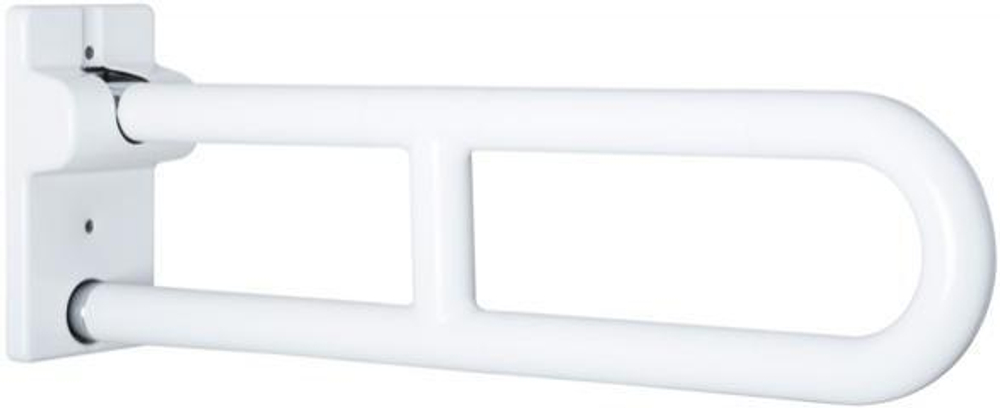 Поручень полукруглый Nofer для людей с ограниченными возможностями 800 мм Белый с нейлоновым покрытием 15051.80.NBA купить