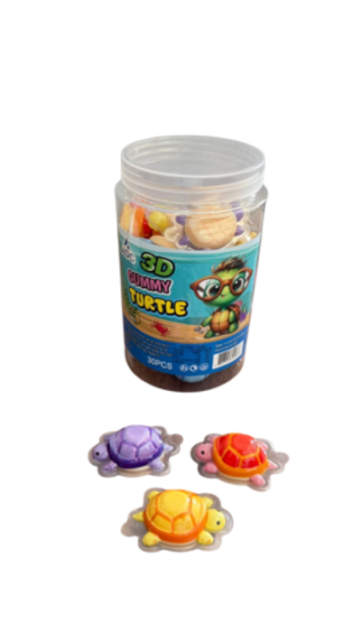 Желе Черепаха 3Д (TURTLE GUMMY)  20*30