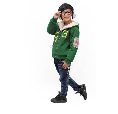 Джинсы утепленные флисом с принтами звезд и полос