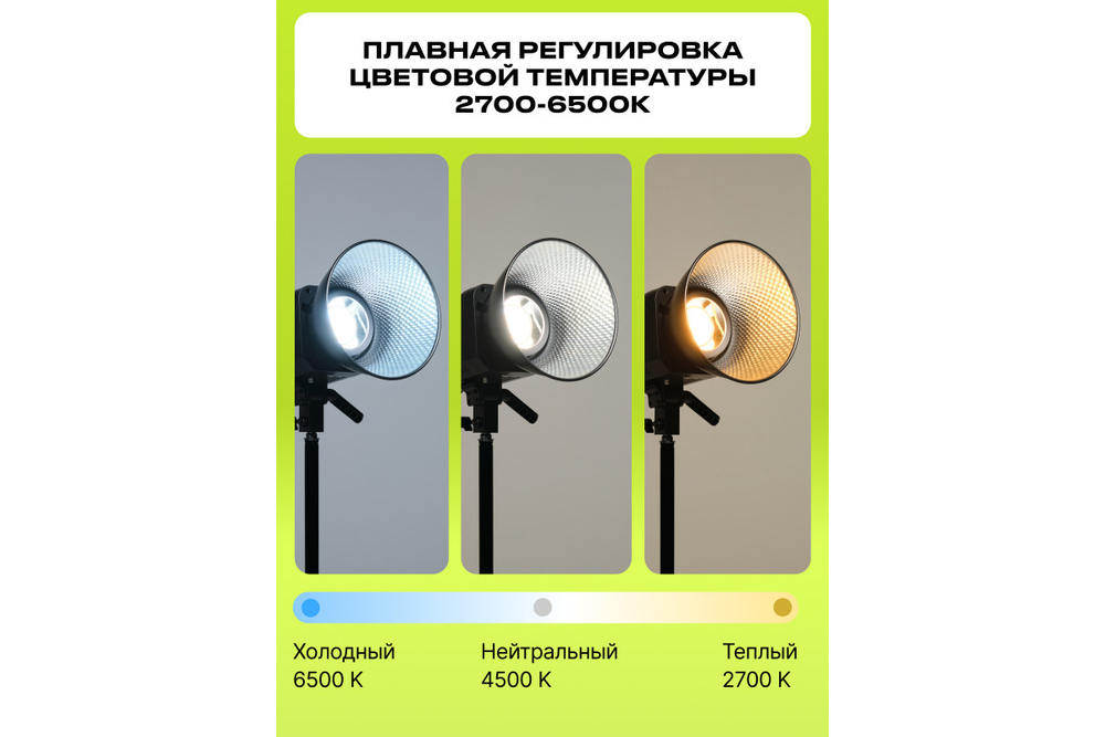 Осветитель светодиодный Raylab RL-100LED 2700-6500K с пультом