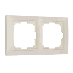 Рамка на 2 поста Snabb Basic (слоновая кость) W0022003