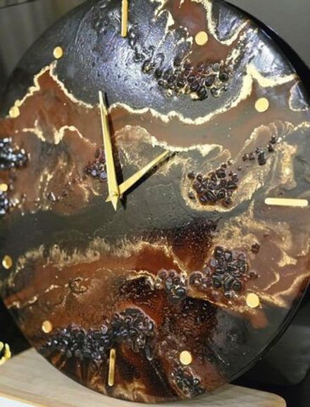 Подарочные настенные часы ручной работы матовые