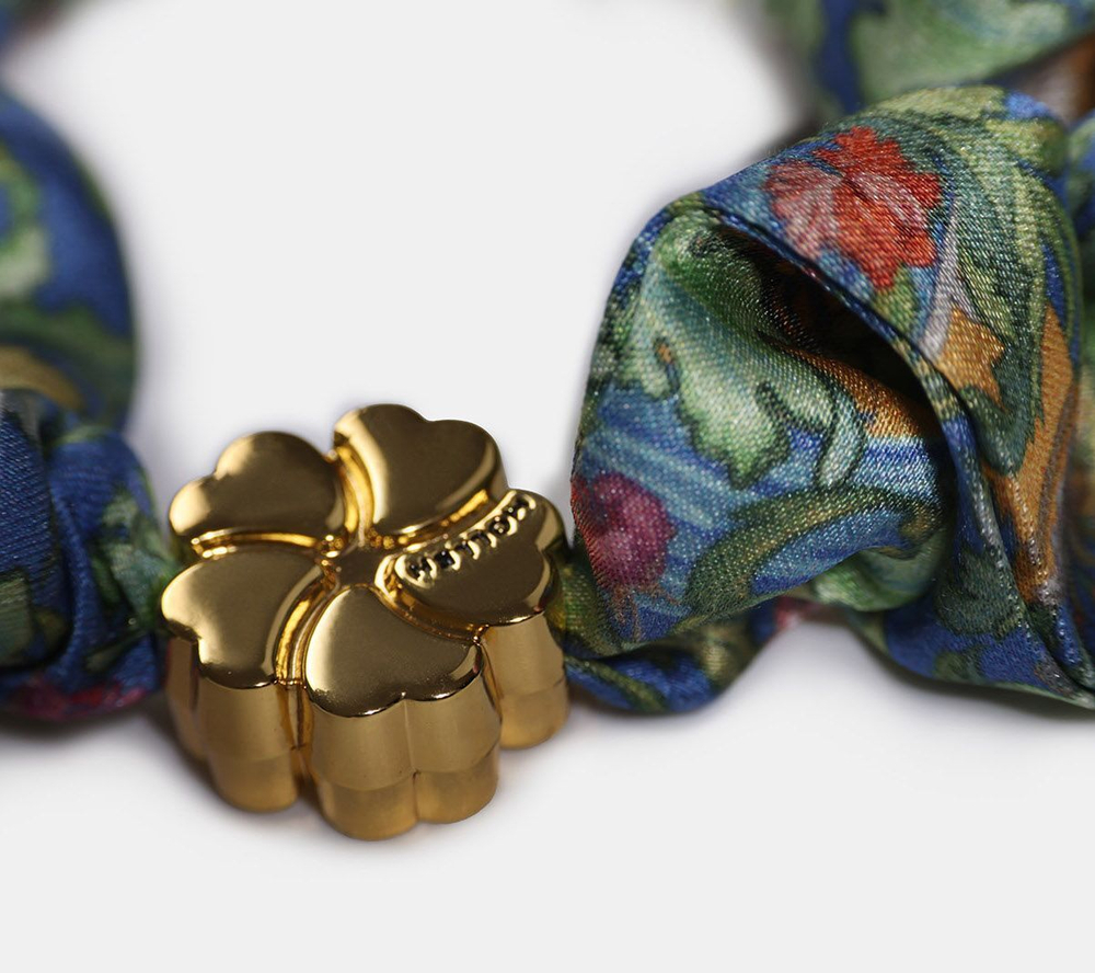 Резинка для волос Mollen Рассвет васильково-синяя