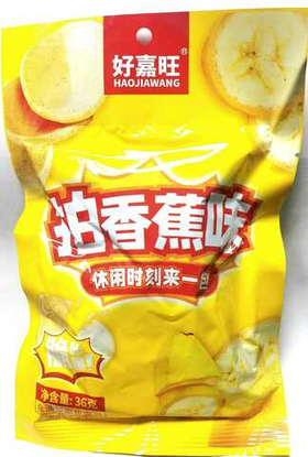 Чипсы Haojiawang банан 36г