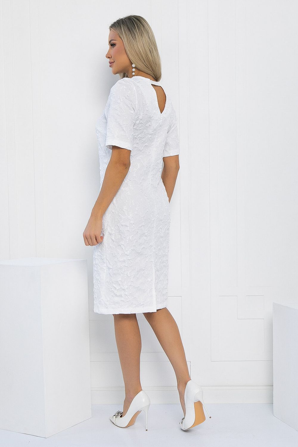 Платье Ангелина (белое) П12971-8М LT Collection