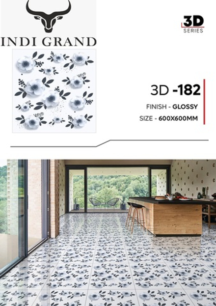 Керамогранит 3D 60х60 glossy - 181