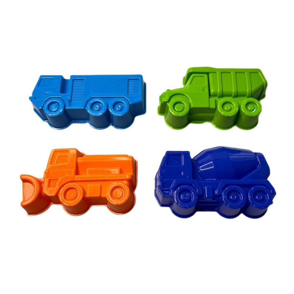 Песочный набор №52 4 формочки грузовички (АлексТойз)