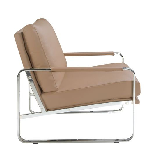 Кресло SF399/5046 из экокожи цвета норки