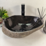Раковина из речного камня RS-65216 44*36*15 0861