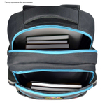 Рюкзак школьный, 31х42х15 см, полиэстер, резиновая нашивка, сублимация, 1 отделение (-я)