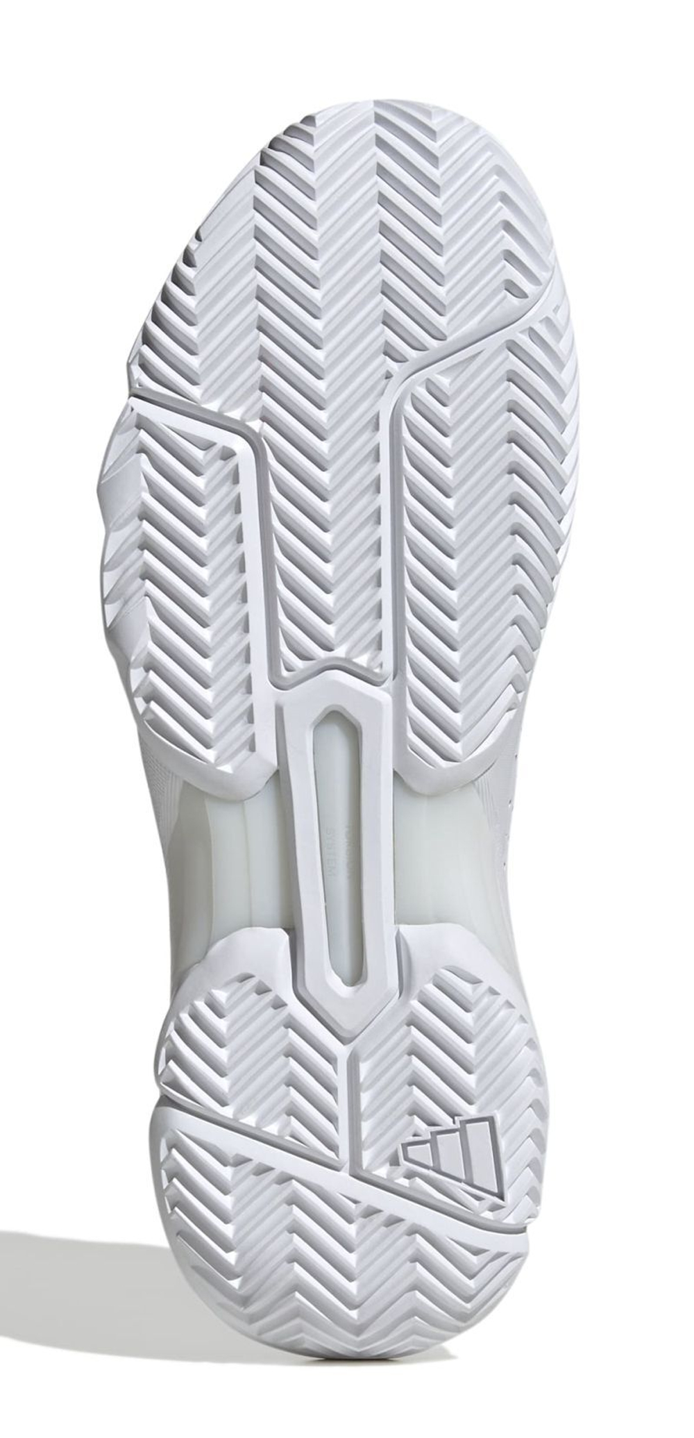 Теннисные кроссовки Adidas CourtJam Control 3 Premium - cloud white/cloud white