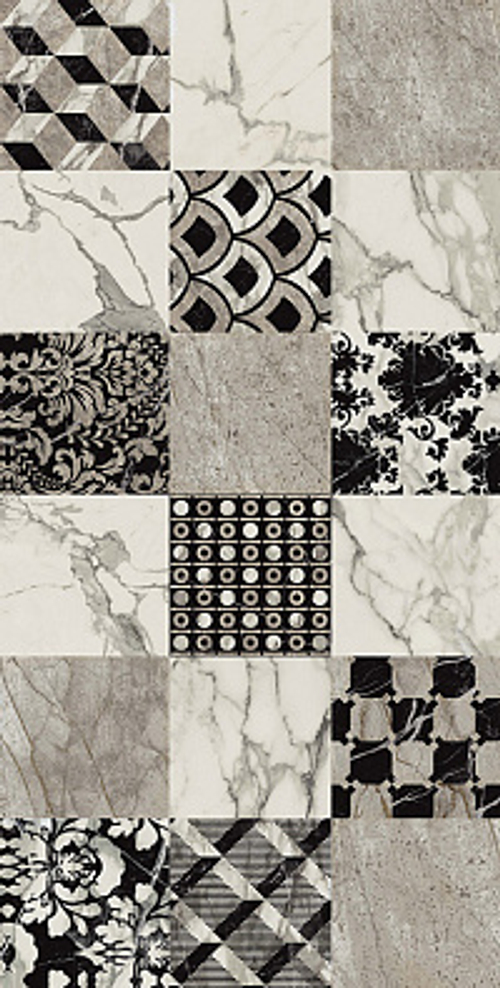 Керамогранит Empire Cementine Dark Rett Lapp/Эмпаир Чементине Дарк Рет 60x120 Лап