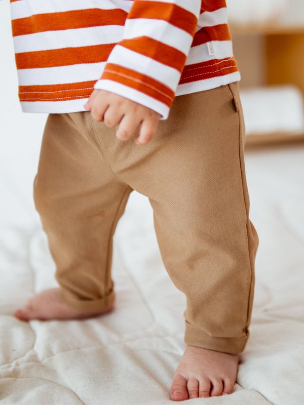 Брюки из джинскота 