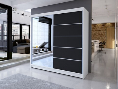 Шкаф-купе Пейтон 2 Венге Цаво 3354/ Белый 101  230*60*260