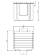 Держатель для туалетной бумаги AltroBagno Aperto 082006 Cr