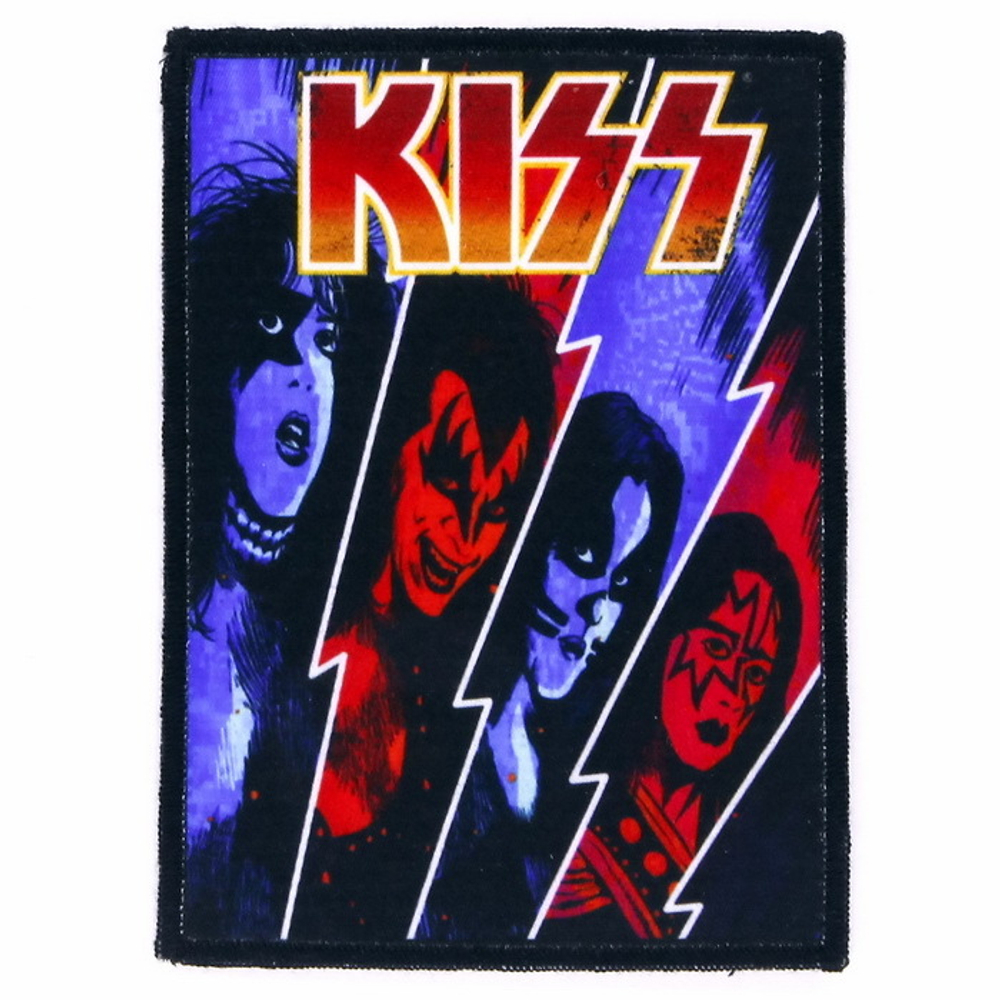 Нашивка KISS группа (312)