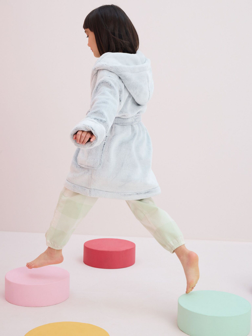 Халат для девочки Next 810-562, Светло-серый