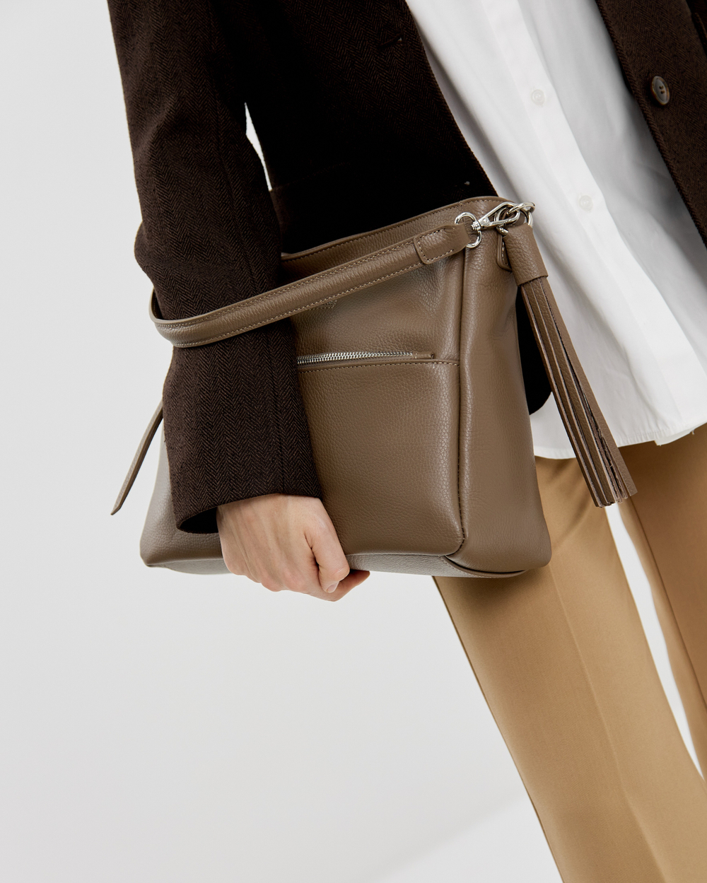 Сумка 564 03 тауп темный