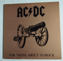 Винтажная виниловая пластинка LP AC/DC For Those About To Rock (We Salute You) (Japan 1981) (No Obi)