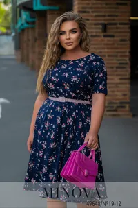 Платье 19-12-темно-синий Minova
