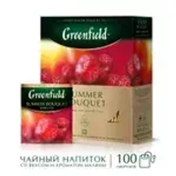 Чай в пакетиках травяной Greenfield Summer Bouquet, 100 шт