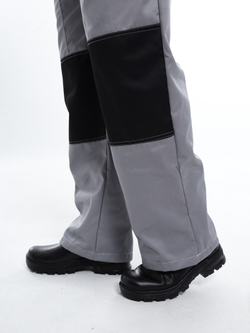 Костюм Nerss «Практик», куртка + полукомбинезон. Серый с черным