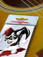 Стикер - Сумасшедшая девушка шут