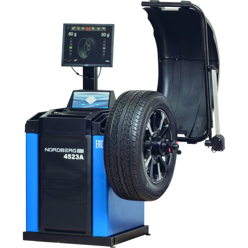 Станок балансировочный автомат с дисплеем, серый NORDBERG 4523A(G)